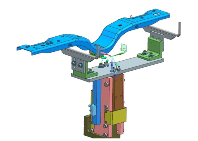 Part nests within tooling